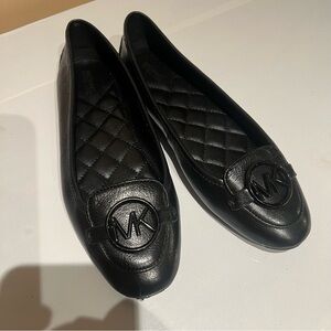 Michael Kors Lillie quilted leather ballet flats